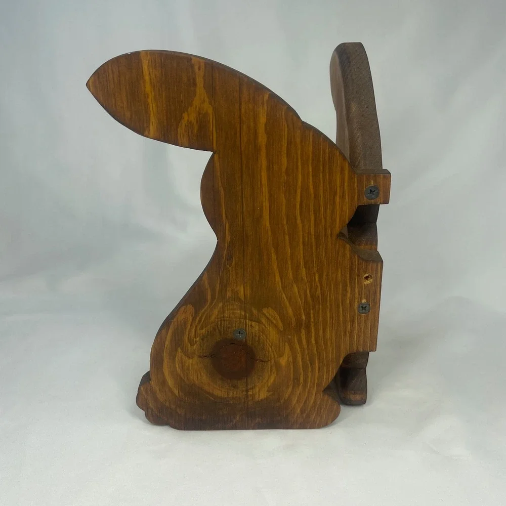 Handmade vintage wooden